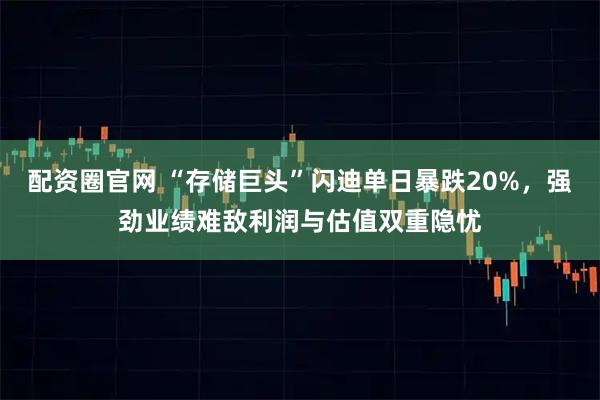 配资圈官网 “存储巨头”闪迪单日暴跌20%，强劲业绩难敌利润与估值双重隐忧